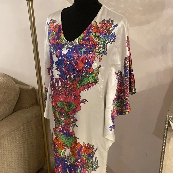 Halston heritage silk dress tunic size 0 - Picture 3 of 6